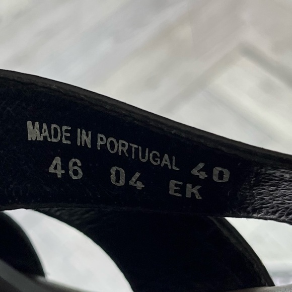 Dansko Leather Avril 25 Heeled Sandals, Black, Women's 40 - Picture 9 of 10